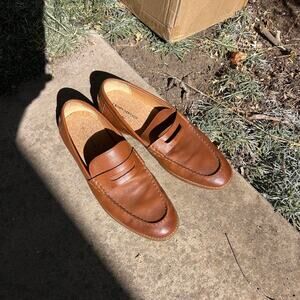 Brown loafers